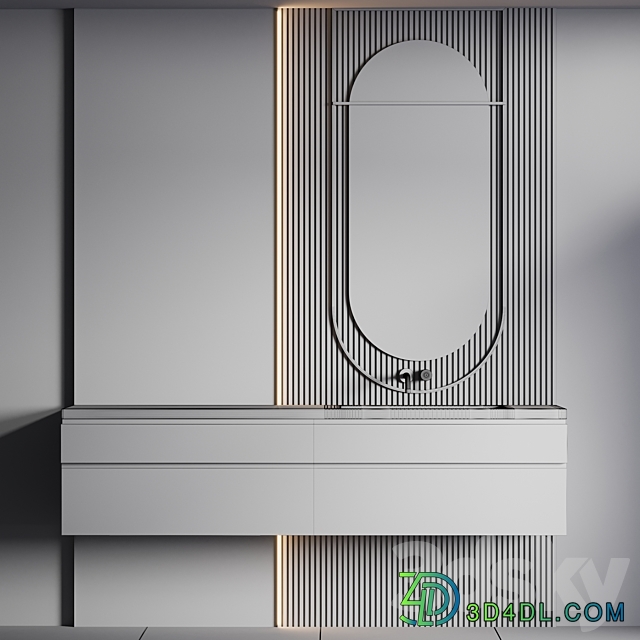 Bathroom Furniture 37 3D Models