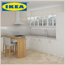 Kitchen IKEA Faktum Lindigo off white 