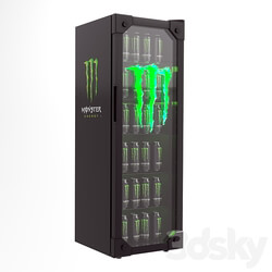 Monster Energy Drink Fridge 3D Models 