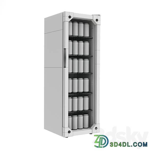 Monster Energy Drink Fridge 3D Models