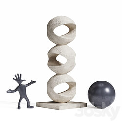 Endless ball ornament sculpture 3D Models 