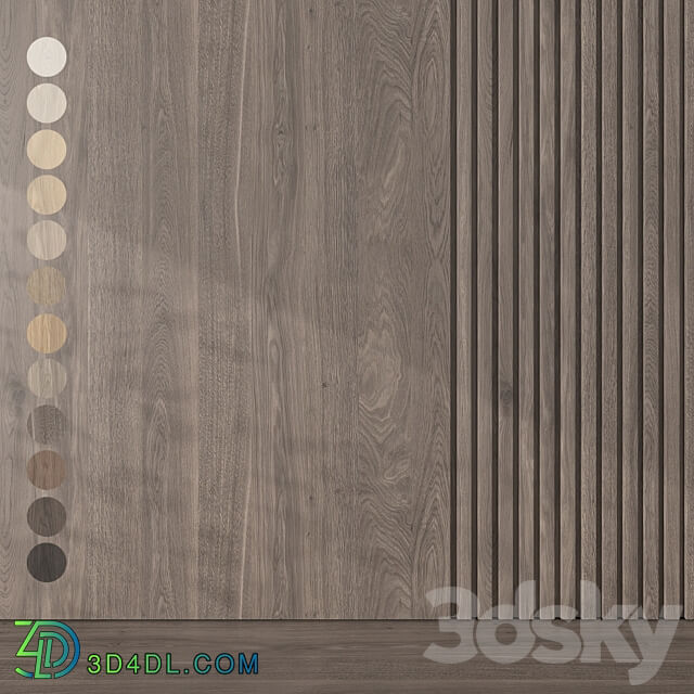 Oak texture 019 3D Models