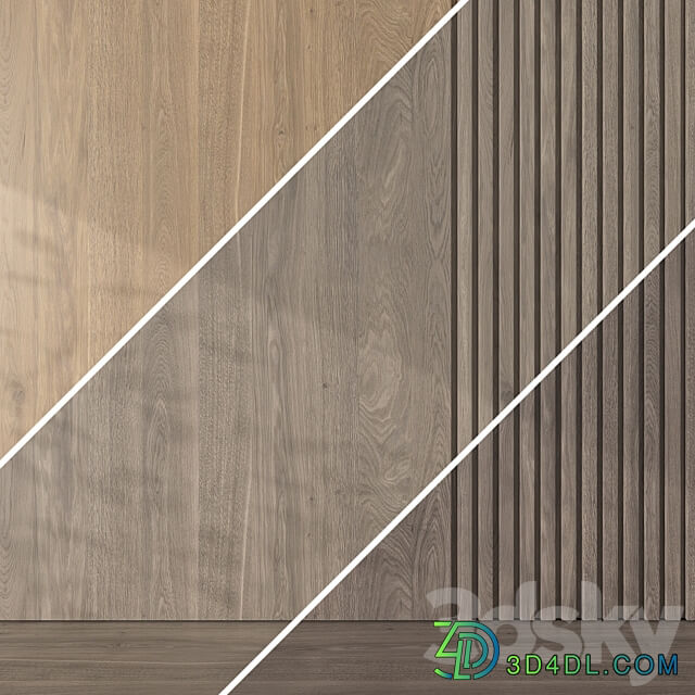 Oak texture 019 3D Models
