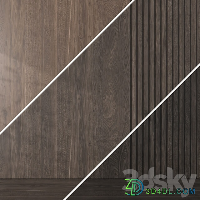 Oak texture 019 3D Models
