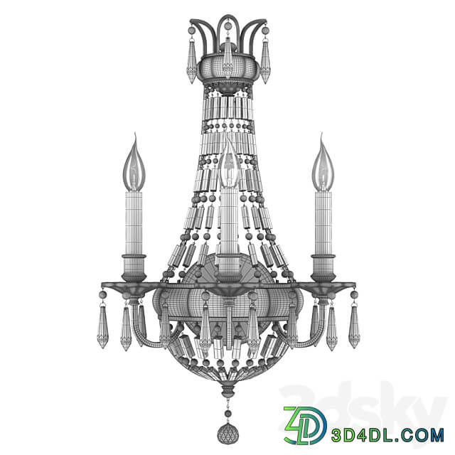 Feiss Wall lamp FE BELLINI W3 3D Models
