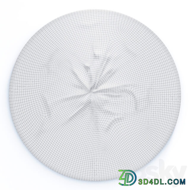 Flower plaster panel 142 3D Models