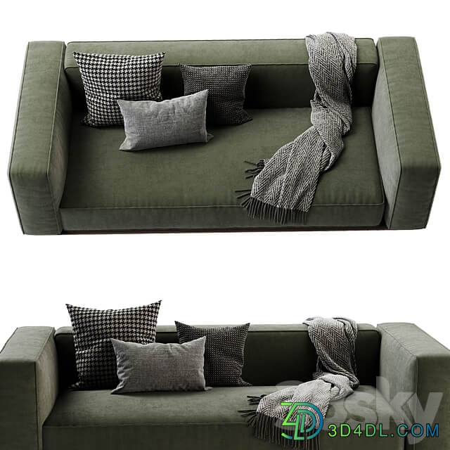 Flexform sofa grandemare 3D Models