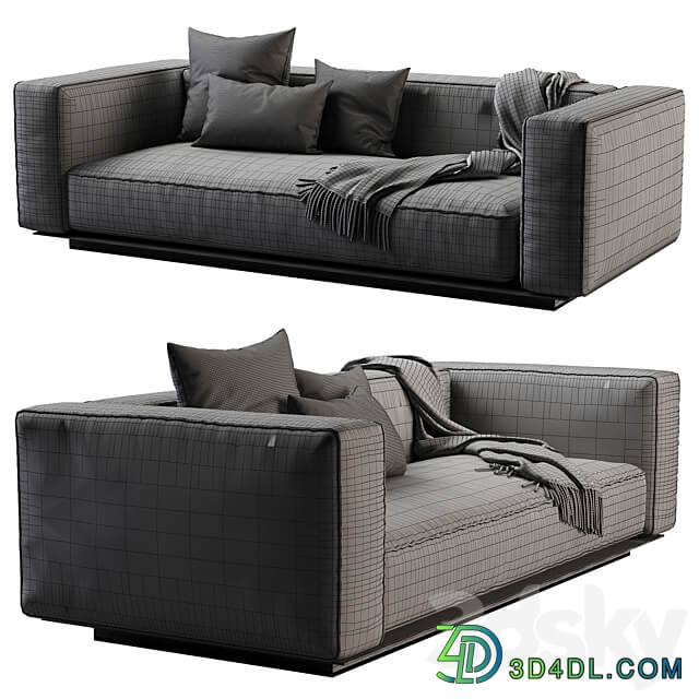 Flexform sofa grandemare 3D Models