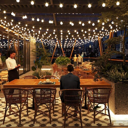  3D Restaurant Interior By Nguyen Thuy 