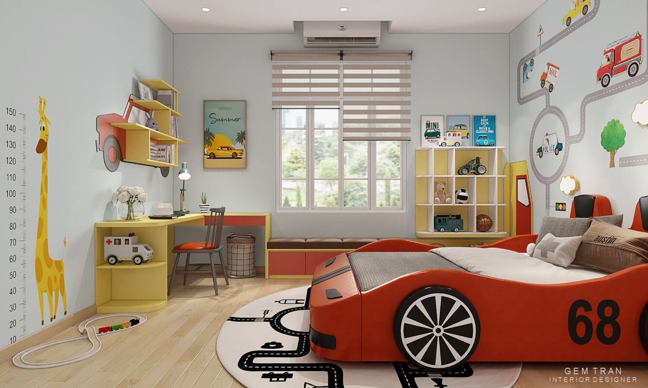 9562 3D Model Interior Children Room By Gem Tran