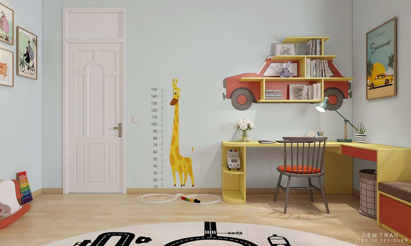 9562 3D Model Interior Children Room By Gem Tran