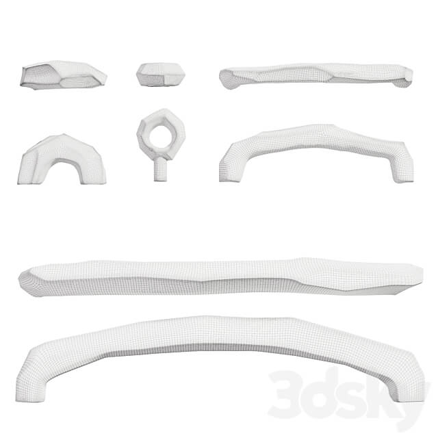 Furniture handles EDGE Vetvi Store Other 3D Models