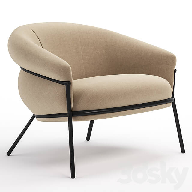 Grasso armchair 3D Models