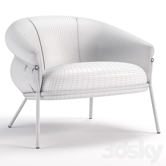 Grasso armchair 3D Models