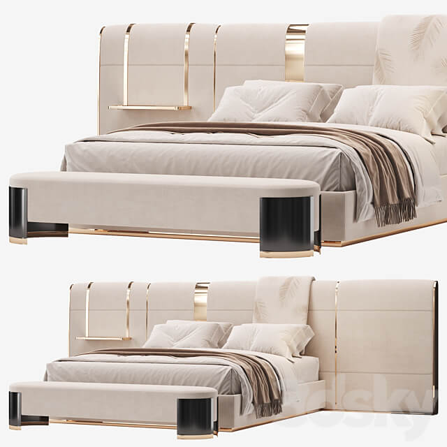 Bizzotto Italia Ginko Bed 3D Models
