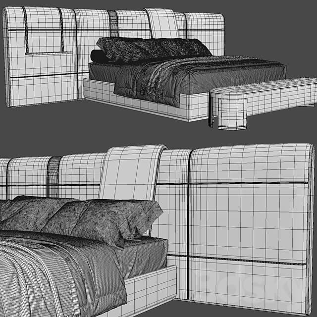 Bizzotto Italia Ginko Bed 3D Models