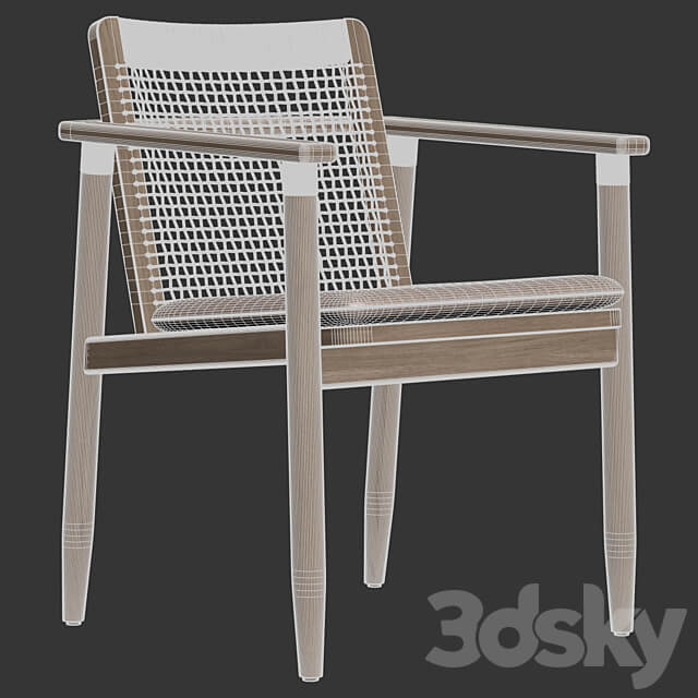 Vincent Sheppard David dining armchair 3D Models