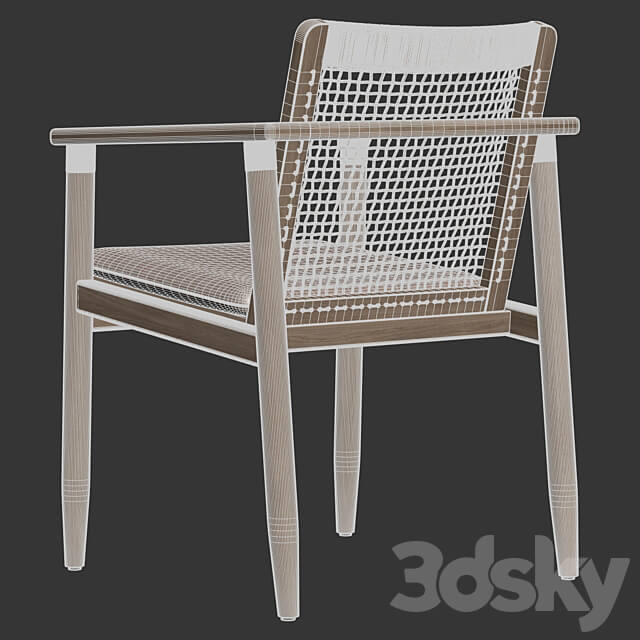 Vincent Sheppard David dining armchair 3D Models