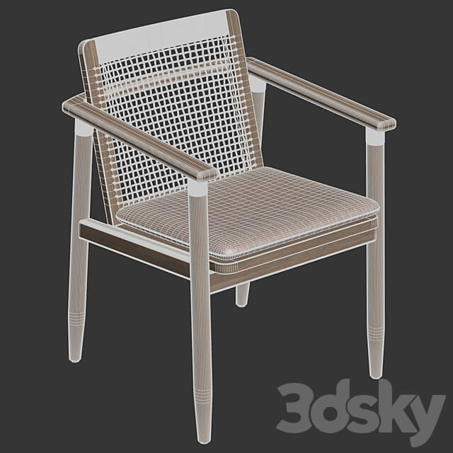 Vincent Sheppard David dining armchair 3D Models
