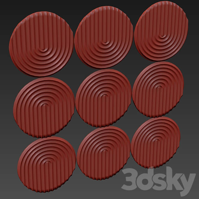 Steelside Plate Wall Other decorative objects 3D Models
