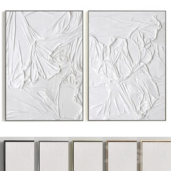 Plaster Two Photo Frame R 243 3D Models 