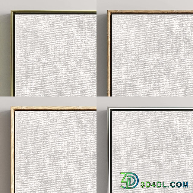 Plaster Two Photo Frame R 243 3D Models
