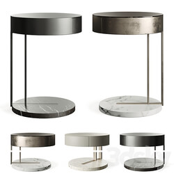 Meridiani Ralf Night Table by Andrea Parisio Sideboard Chest of drawer 3D Models 