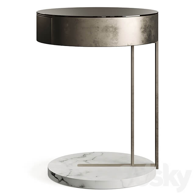 Meridiani Ralf Night Table by Andrea Parisio Sideboard Chest of drawer 3D Models
