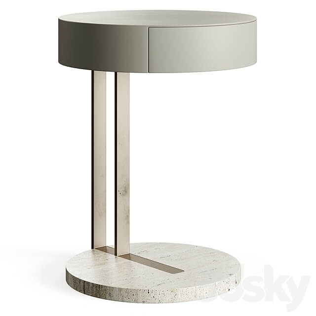 Meridiani Ralf Night Table by Andrea Parisio Sideboard Chest of drawer 3D Models