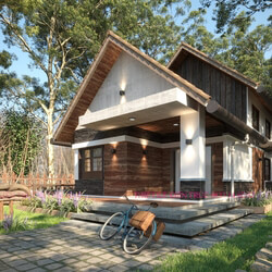 3D Exterior House Scene File 3dsmax By TranHoangVietAnh 