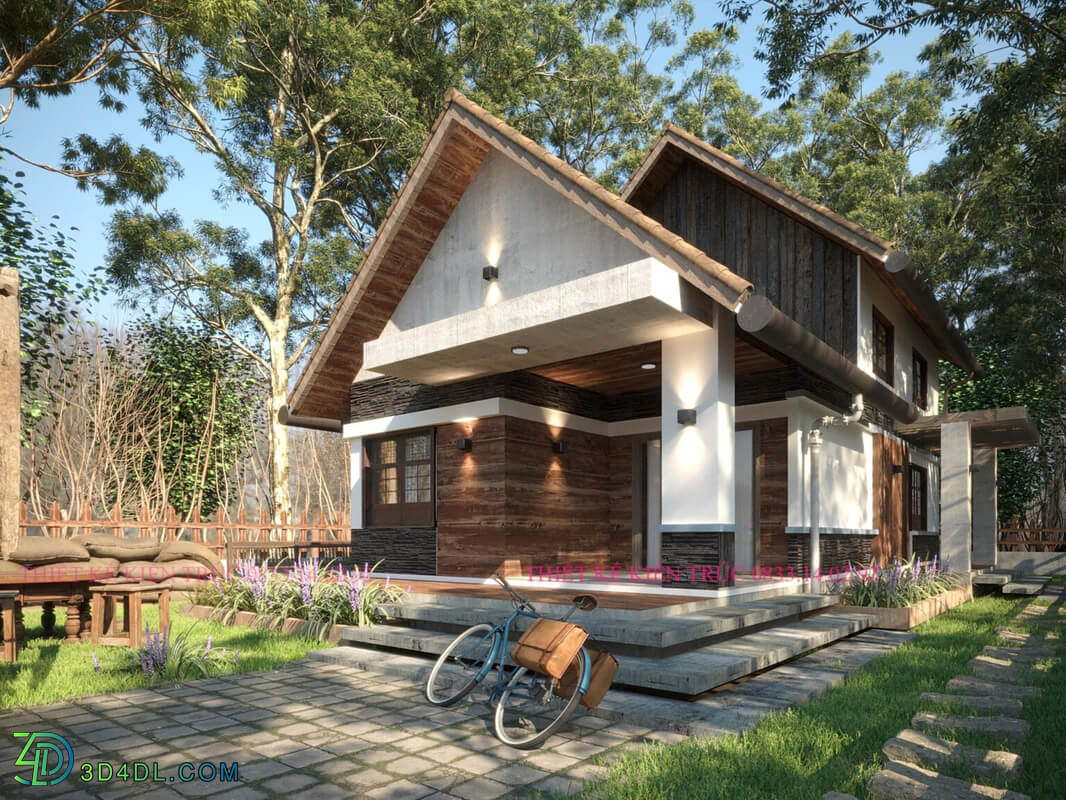 3D Exterior House Scene File 3dsmax By TranHoangVietAnh