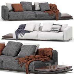 Minotti HORIZONE Modular Sofa 02 3D Models 