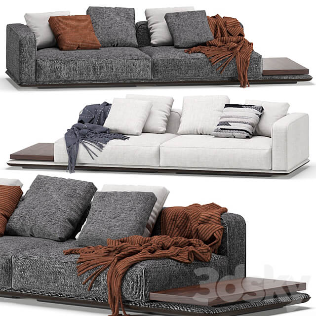 Minotti HORIZONE Modular Sofa 02 3D Models