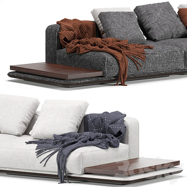 Minotti HORIZONE Modular Sofa 02 3D Models