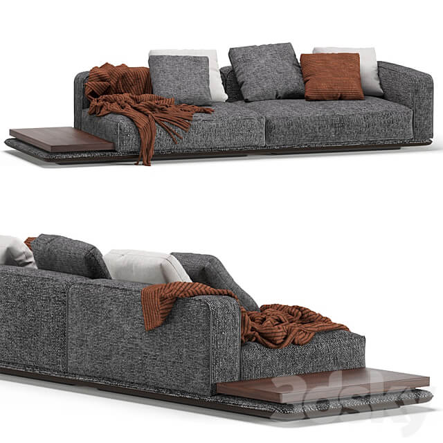 Minotti HORIZONE Modular Sofa 02 3D Models