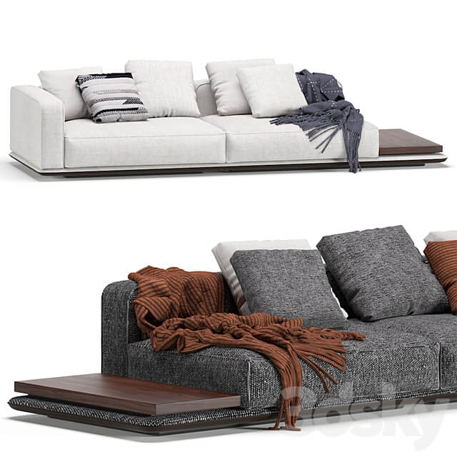 Minotti HORIZONE Modular Sofa 02 3D Models