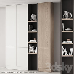 176 cabinet furniture 06 Wardrobe Display cabinets 3D Models 
