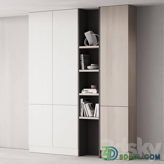 176 cabinet furniture 06 Wardrobe Display cabinets 3D Models
