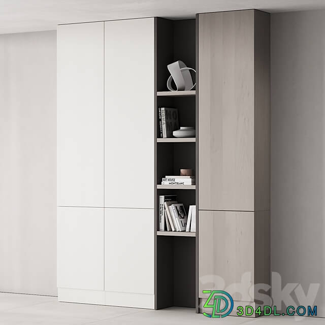 176 cabinet furniture 06 Wardrobe Display cabinets 3D Models