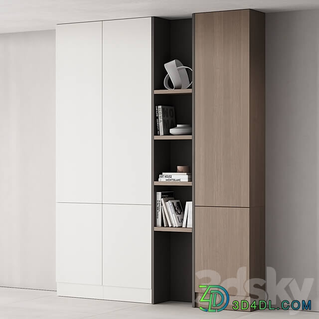 176 cabinet furniture 06 Wardrobe Display cabinets 3D Models