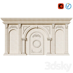 Classic Facade Element 3D Models 