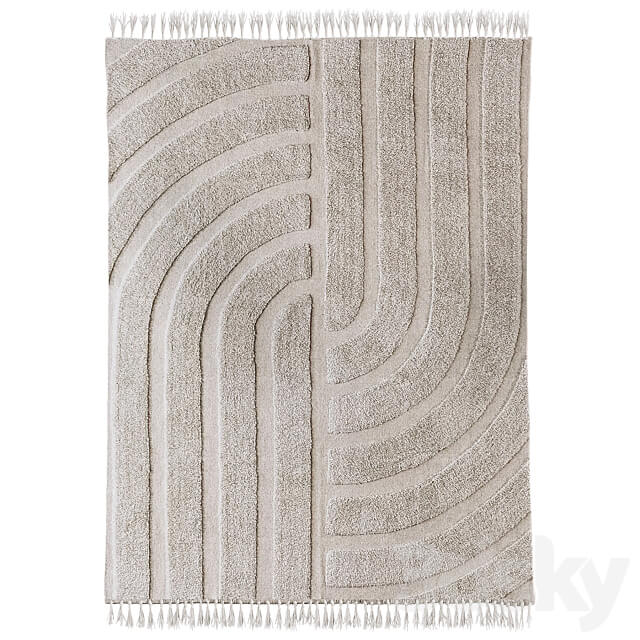 Karmen Hilo Tufted Rug 3D Models