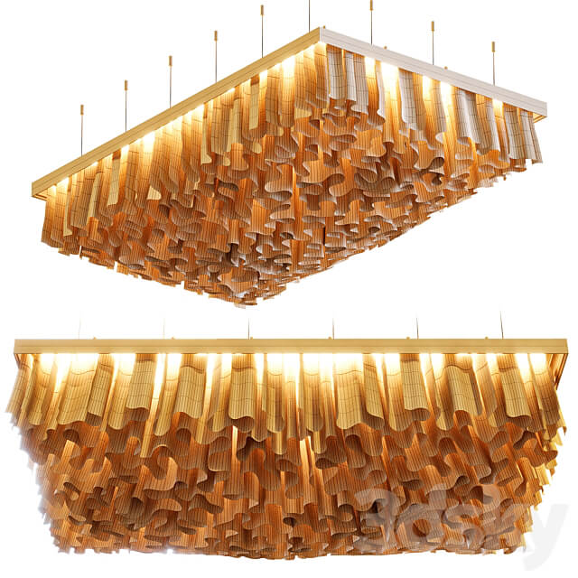 Paper Design Celing 2 Pendant light 3D Models