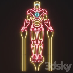Neon decor 3 Other decorative objects 3D Models 