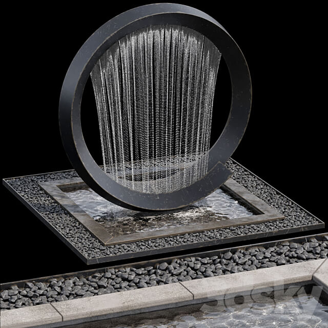 Waterfall fountains cascade 13 Other 3D Models