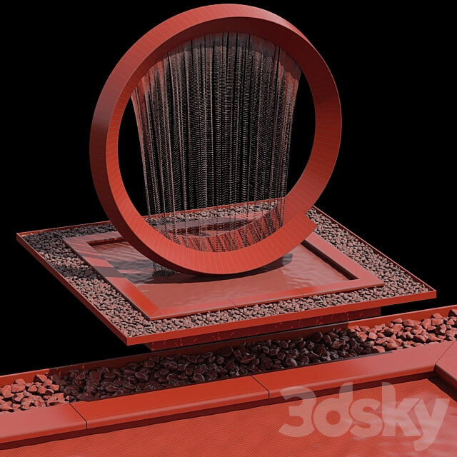 Waterfall fountains cascade 13 Other 3D Models