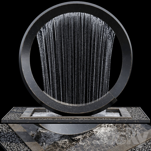Waterfall fountains cascade 13 Other 3D Models