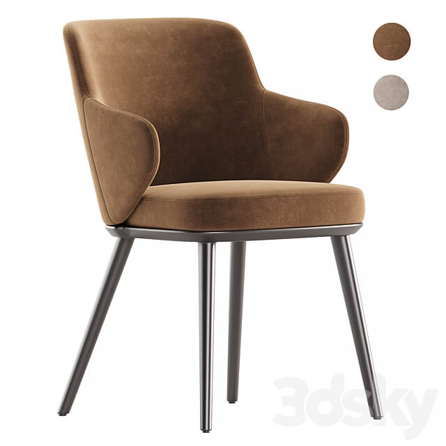 Foyer chair by Calligaris 3D Models