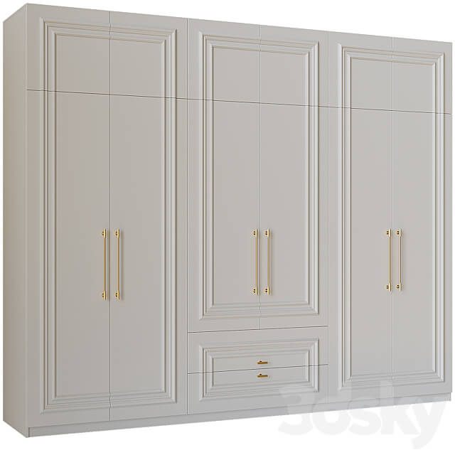 Wardrobe 7 Wardrobe Display cabinets 3D Models