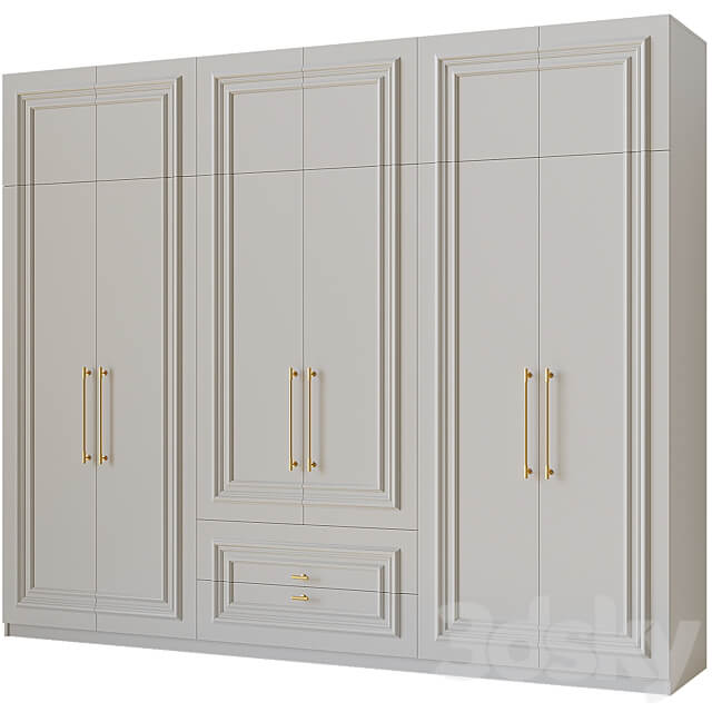 Wardrobe 7 Wardrobe Display cabinets 3D Models